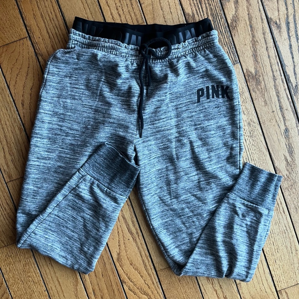PINK Victoria's Secret Gray Jogger Pants